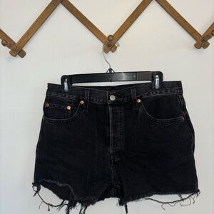 Levi Black Denim Women's Shorts